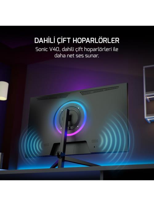  GAMEPOWER 27" SONIC V40 240Hz 0.5Ms Fast IPS Fhd RGB Gaming Monitör (Sıfır Ölü Piksel Garantili) - Monitorler ürünleri tekmarshop.com'da